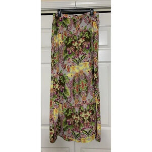 ASTR Wide Leg Flowy Lightweight Pants Semi Sheer With Shorts Liner M (Q48)